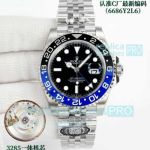 Clean Factory Top Clone Swiss 3285 Rolex GMT Master II Batman Jubilee Gain Weight Watch 